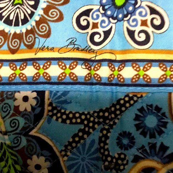 NWT Vera Bradley sleek wallet in Bali blue - Picture 4 of 7